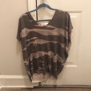 Small Trendy camp slouchy tee